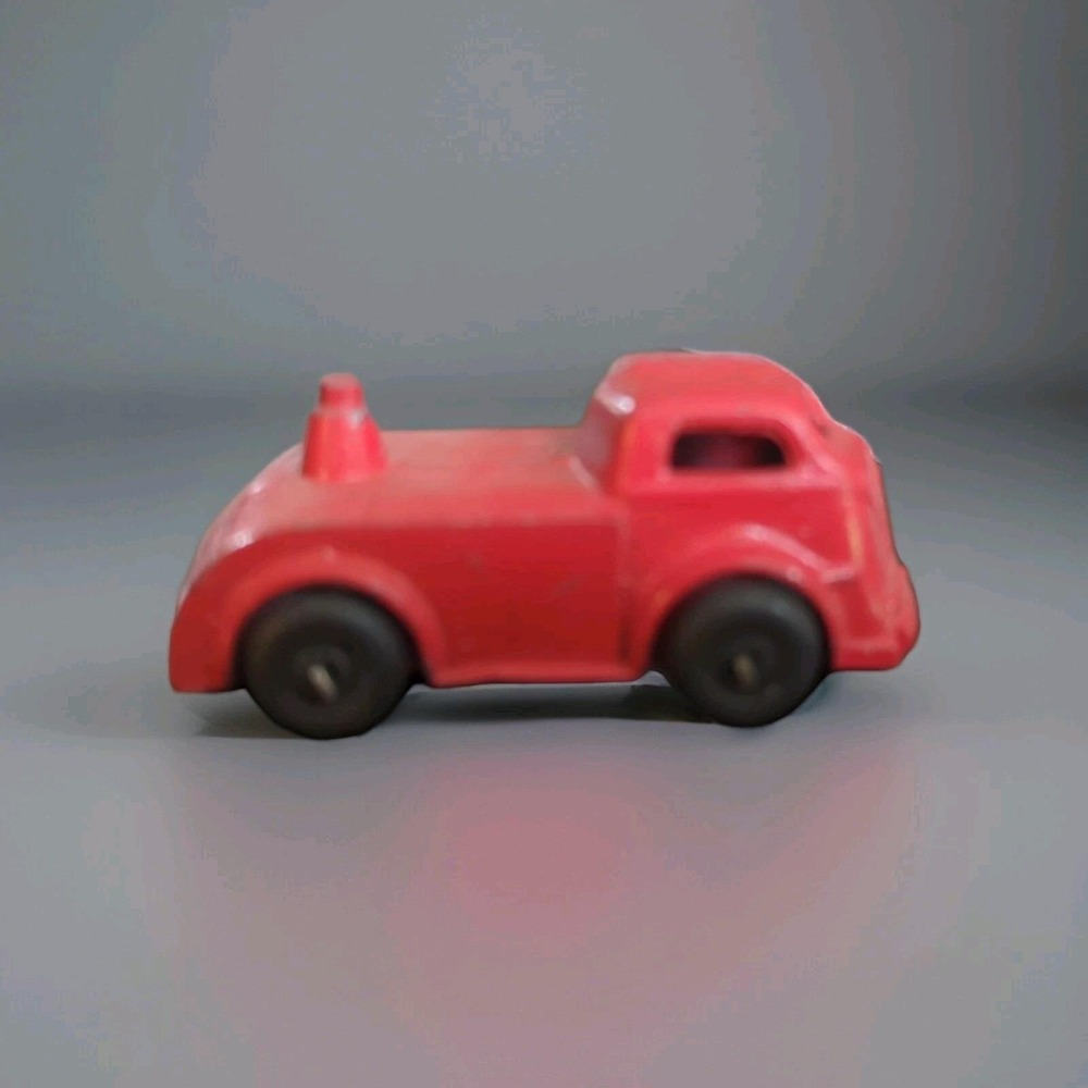Barclay Semi‎ Truck  Red Paint Antique Toy Metal Lorry